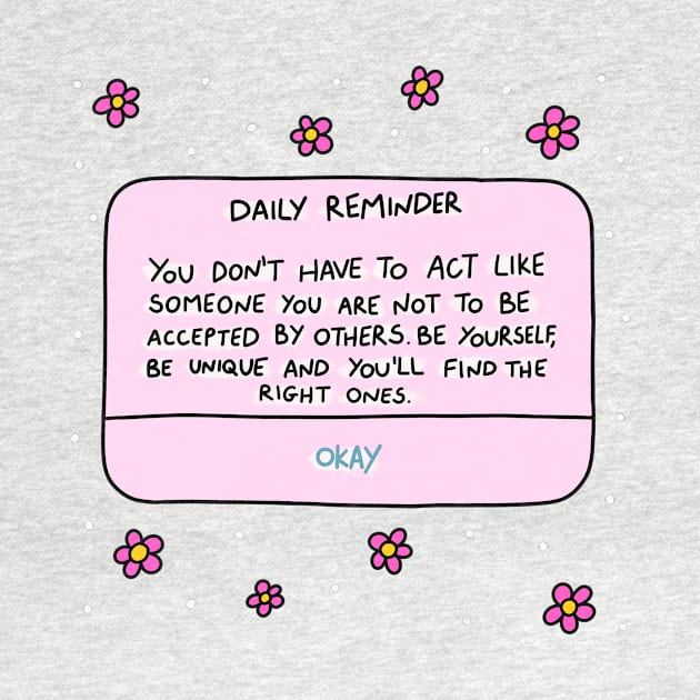 Daily reminder by joyfulsmolthings